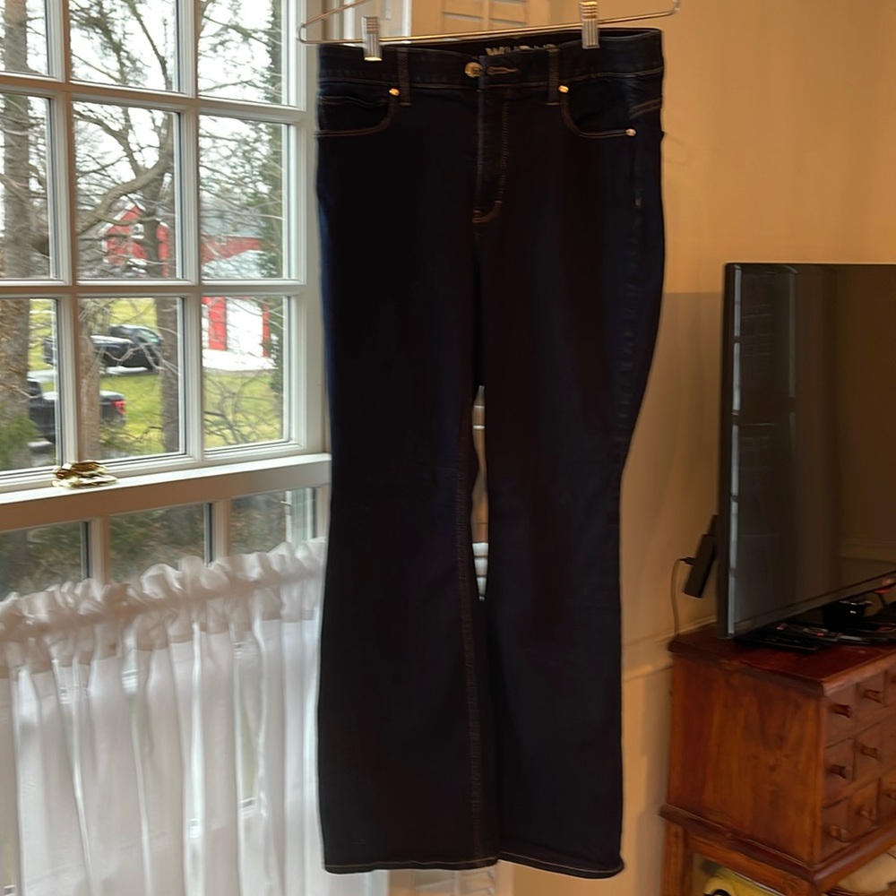 WHBM boot cut jeans, size 10 Short.  Like new!